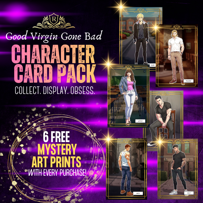 Good Virgin Gone Bad Character Card 6-Pack + 6 FREE Mystery Art Prints